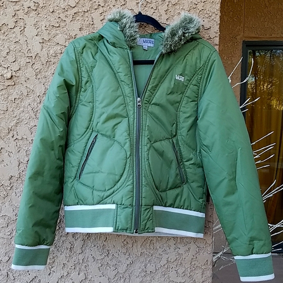Vans Jackets & Coats Large Khaki Green Vans Quilted Jacket Poshmark